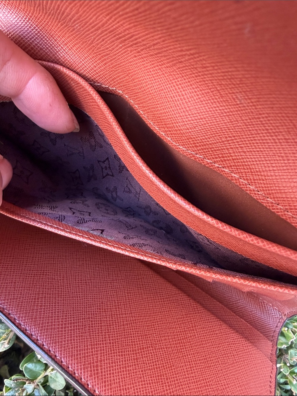 Louis Vuitton Monogram Continental Wallet with Orange Interior - Picture 12 of 12